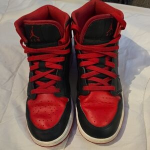 Kids Red and Black Sneakers